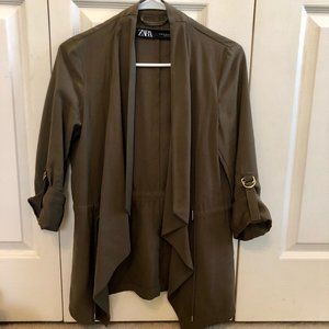 COPY - Zara Army Green Light Weight Jacket XS